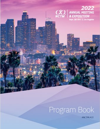 LA 2022 Program Book Cover