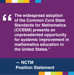 NCTM CCSSM Position Statement